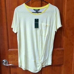 Ralph Lauren Yellow Striped Men's Shirt